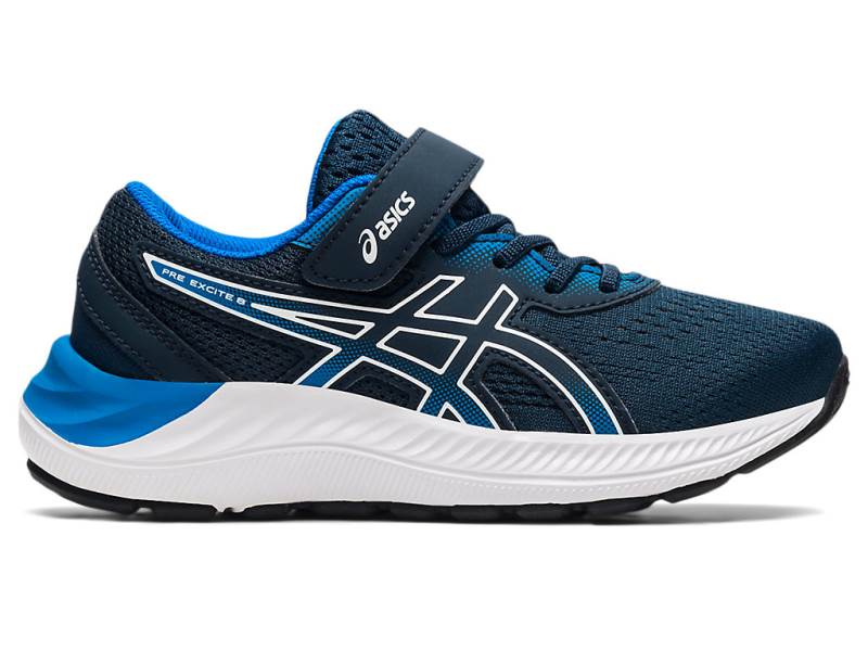 Sapatilhas Running Asics PRE EXCITE 8 PS Criança Azul Marinho, 9943A701.870